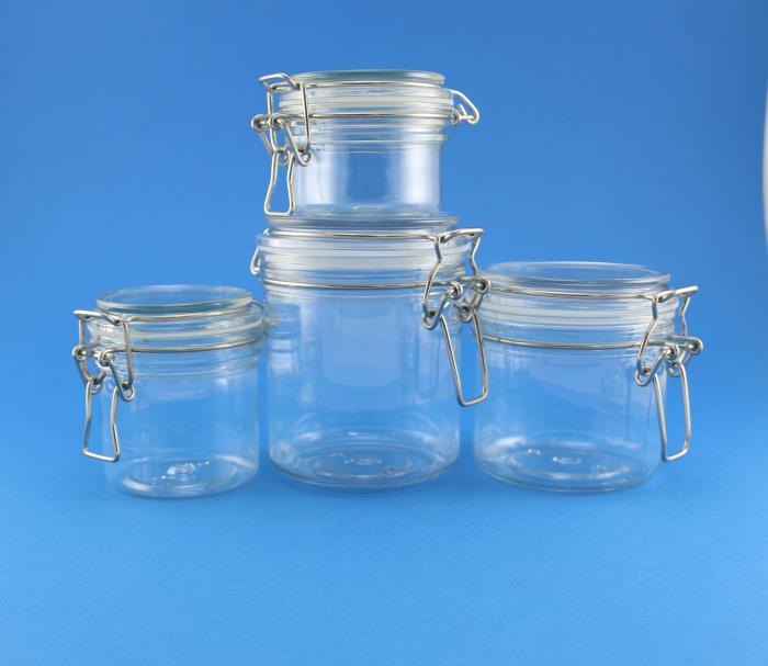 Innovative high quality PET clasp jar range